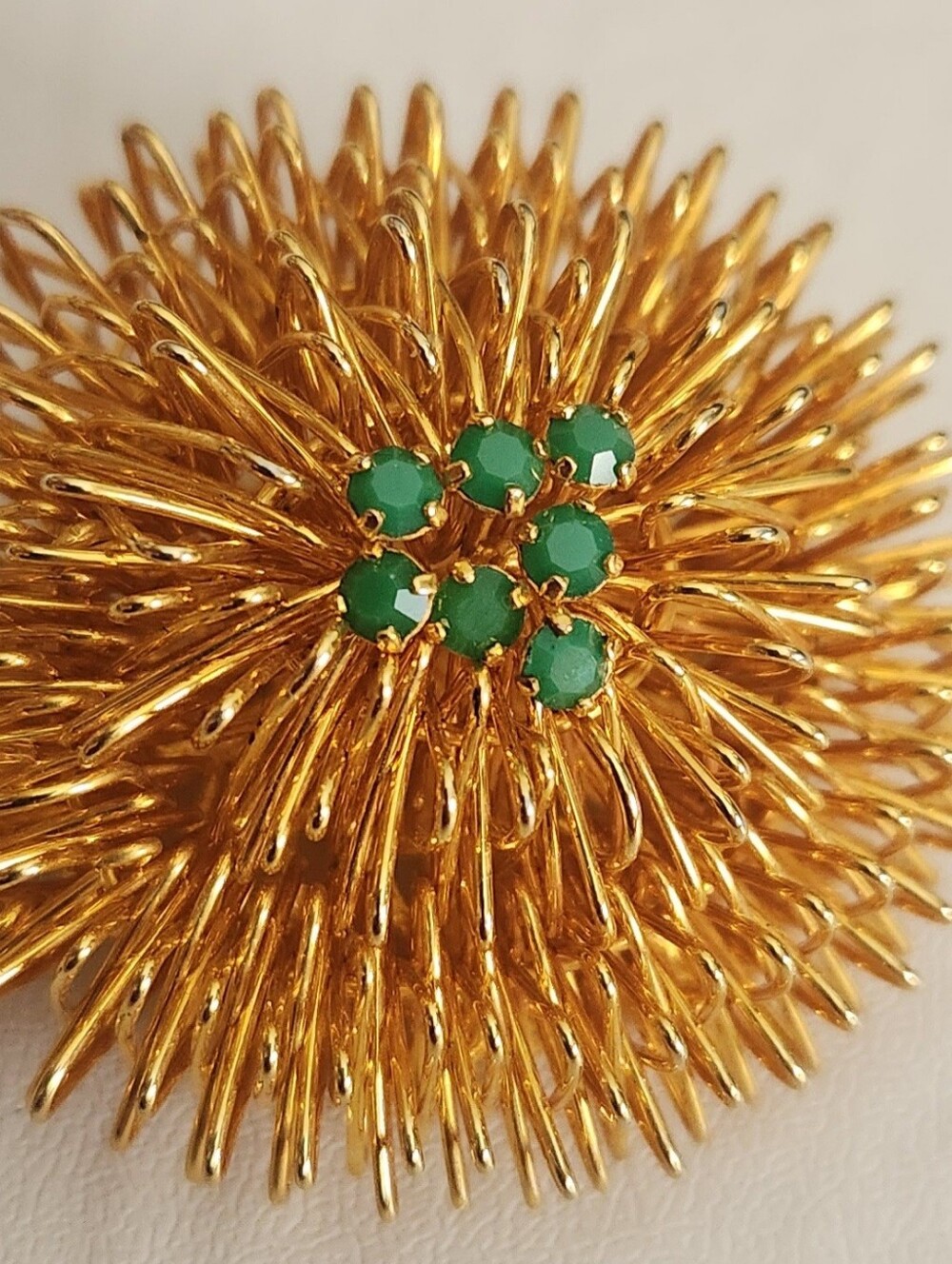 Vintage Atomic Retro Starburst Brooch